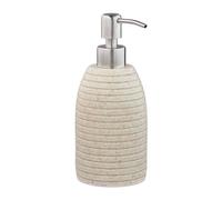 Relaxdays Stone Effect Soap Dispenser with Pump