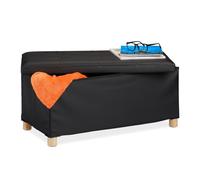 Relaxdays Storage Bench with Wooden Feet