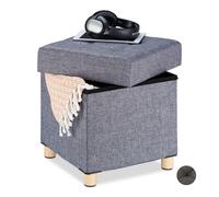 Relaxdays Storage Ottoman Seat