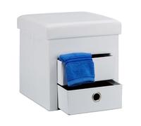 Relaxdays Storage Ottoman with 2 Compartments