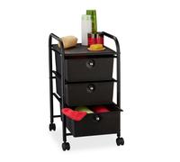 Relaxdays Storage Trolley with 3 Drawers