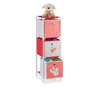 Relaxdays Swan Kids' Shelf with Boxes