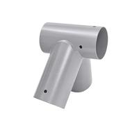 Relaxdays Swing Connector A-Frame 90° for 100mm Round Posts, Powder-Coated Carbon Steel, Grey, 20x20x20cm