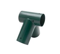 Relaxdays swing connector, A-shaped, 100° angle for 100 mm round timber, powder-coated carbon steel, green