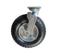 Relaxdays Swivel pneumatic tyre castor 3.00-4