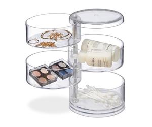 Relaxdays Swivel-Comparment Cosmetic Organiser