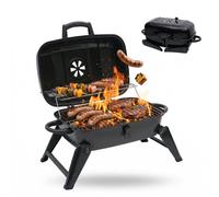 Relaxdays Tabletop grill with 2 grates
