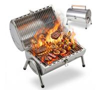 Relaxdays Tabletop grill with 2 grates