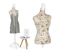 Relaxdays Adjustable Tailors Dummy Paris