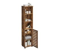Relaxdays Tall bathroom cabinet with door