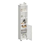 Relaxdays Tall bathroom cabinet with door