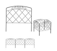 Relaxdays Tall Garden Edging Set of 4