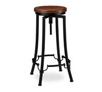 Relaxdays Tall Industrial Barstool
