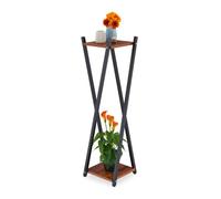 Relaxdays Tall Plant Stand with 2 Levels