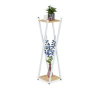 Relaxdays Tall Plant Stand with 2 Levels
