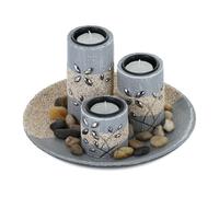 Relaxdays Tealight Holder Set with Tray