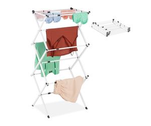 Relaxdays Telescopic Folding Laundry Rack