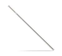 Relaxdays Telescopic, Extensible Rod for Curtains, Showers, Door Frames & More, No Drilling, Stainless steel, 110-200 cm