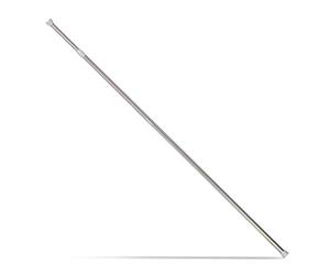 Relaxdays Telescopic Rod, Extensible Rod for Curtains, Showers, Door Frames & More, No Drilling, Stainless Steel, 150-280 cm,10023827_866,Silver