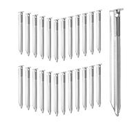 Relaxdays Tent Pegs Set of 25, Ground Anchor for Hard Soil, Camping, Rounded Hooks, Steel, Durable, 18x2x1.5 cm, Silver, 18 x 2 x 1.5 cm