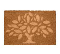 Relaxdays Textured coir doormat, 60x40 cm