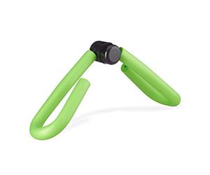 Relaxdays Thigh Toner, Leg Trainer, Chest Exerciser, Body Building, Fitness, Abductor Workout, Multifunctional, Green