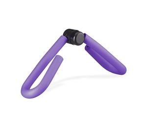 Relaxdays Thigh Toner, Multifunction Trainer At-Home Workout, Arm & Leg Exercise, Abductor, Body Weight Sport, Purple, Foam, Steel, Plastic, 13 x 47 x 19 cm