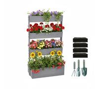 Relaxdays Tiered planter with boxes