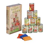 Relaxdays Tin Can Alley Toss Game for Kids