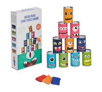 Relaxdays Tin Can Alley Toss Game for Kids
