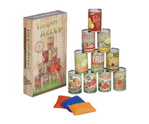 Relaxdays Tin Can Alley Toss Game for Kids