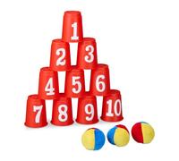 Relaxdays Tin Can Toss for Kids