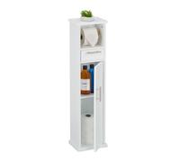 Relaxdays Toilet Cabinet with Paper Holder