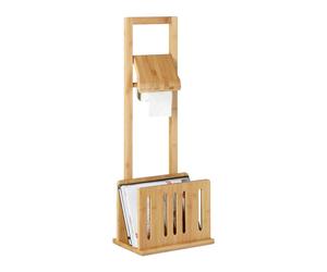 Relaxdays Toilet Paper Holder & Newspaper Rack