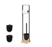 Relaxdays Toilet set with bamboo base