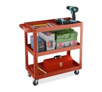Relaxdays Tool Trolley with 3 Tiers