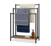 Relaxdays Towel rack & shelf