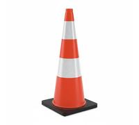 Relaxdays Traffic cone 75 cm heavy duty