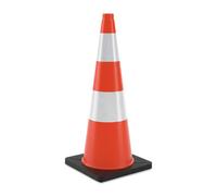 Relaxdays Traffic cone 90 cm heavy-duty