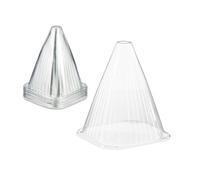 Relaxdays Transparent Plant Cone in a Set of 32