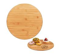 Relaxdays Bamboo Turntable