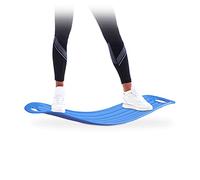 Relaxdays Twist Board, Handy Balance Board for Full Body Training, Heavy Duty XL Workout Board up to 150 kg, Blue