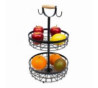 Relaxdays Two-Tier Fruit Basket Étagère