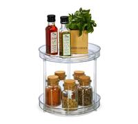 Relaxdays Two-Tier Turntable Ø 23.5cm