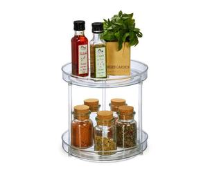 Relaxdays Two-Tier Turntable Ø 23.5cm