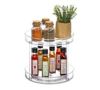 Relaxdays Two-Tier Turntable Ø27cm