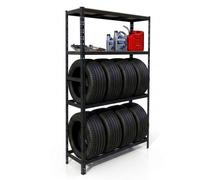 Relaxdays Tyre rack, 2 shelves