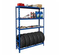 Relaxdays Tyre rack 3 shelves