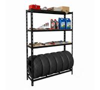 Relaxdays Tyre rack 3 shelves
