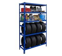 Relaxdays Tyre rack 3 shelves
